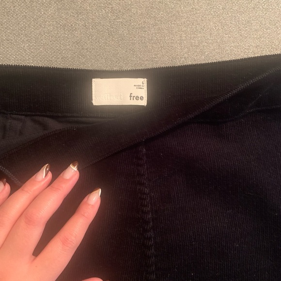 Wilfred Free Corduroy Skirt BLACK size 6 - Picture 2 of 3